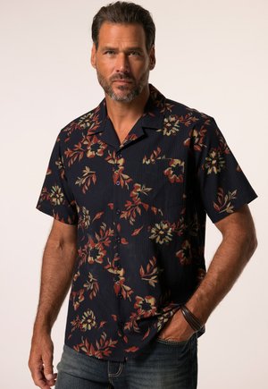 JP1880, SHIRT, SHORT SLEEVE, SEERSUCKER, CUBA COLLAR, CUBA FIT - Camicia - marine