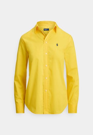 CLASSIC FIT COTTON TWILL SHIRT - Camisa - lemon crush
