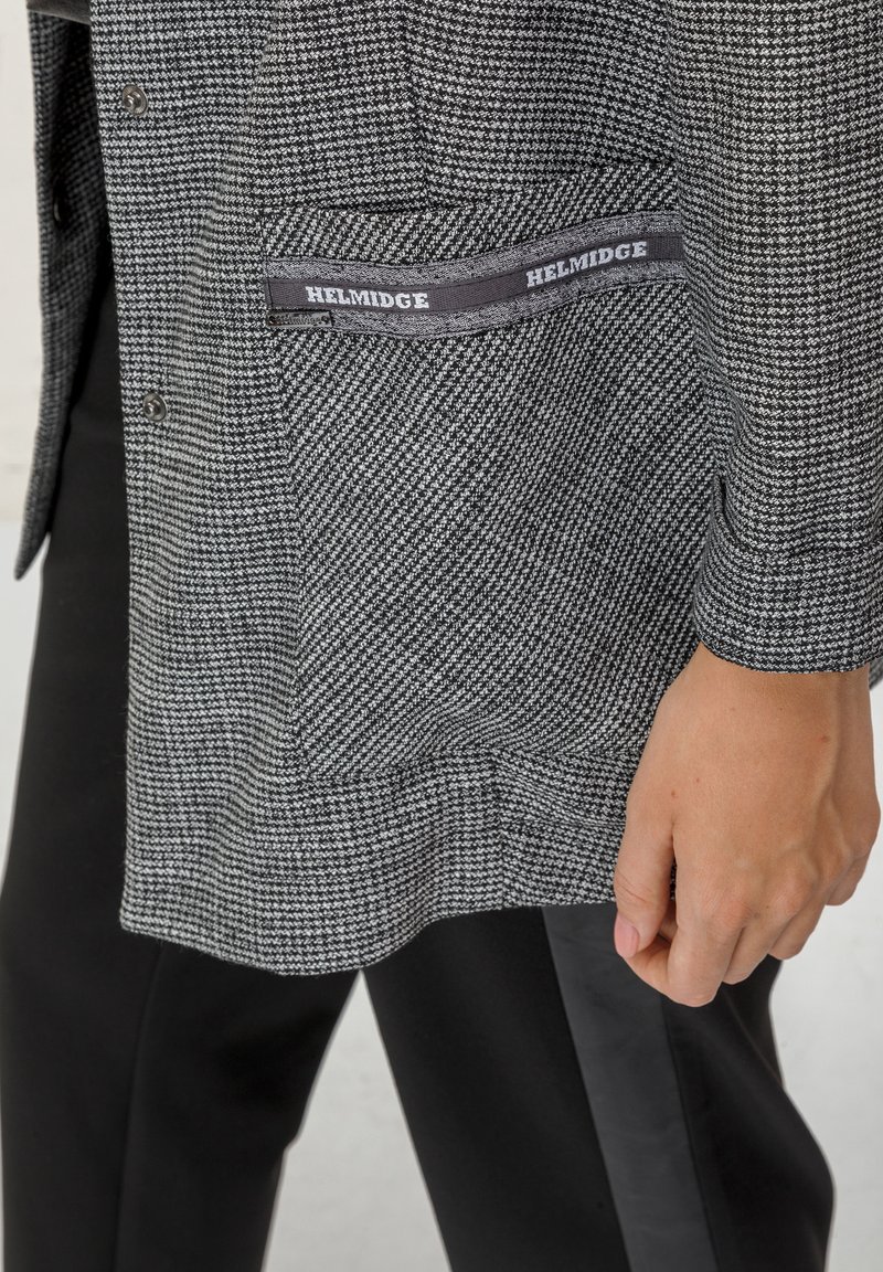 Damen Parkas | HELMIDGE Kurzmantel schwarz grau/schwarz - LL08992 Damen Parkas | HELMIDGE Kurzmantel schwarz grau/schwarz - LL08992