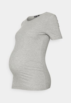 PMHUDA CUT OUT - T-shirt básica - light grey