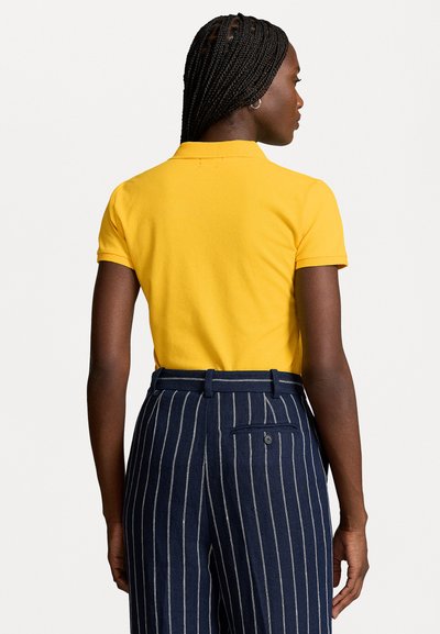 Polo Ralph Lauren JULIE SLIM SHORT SLEEVE - Polo shirt - yellowfin