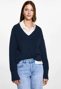 Mango Kids Stickad tröja - royal blue