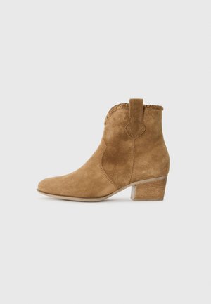 Cowboy/biker ankle boot - lion