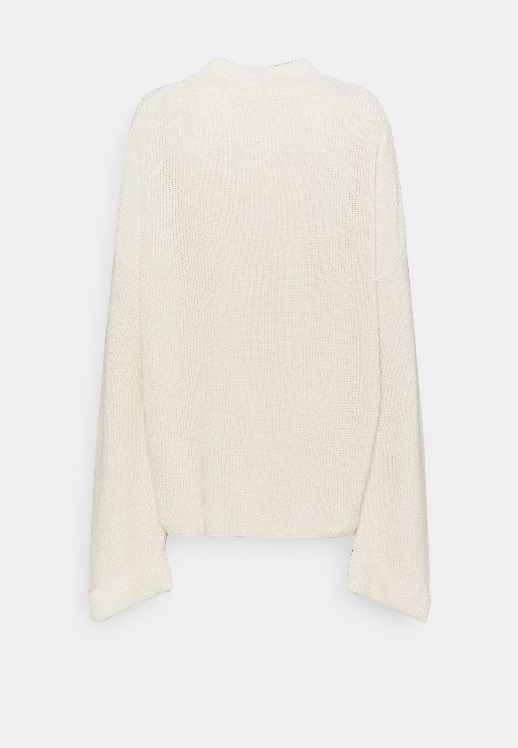 NU IN WIDE SLEEVE TURTLENECK Trui off whitecrème NU IN DEEP V NECK JUMPER Trui off white Zalando.nl