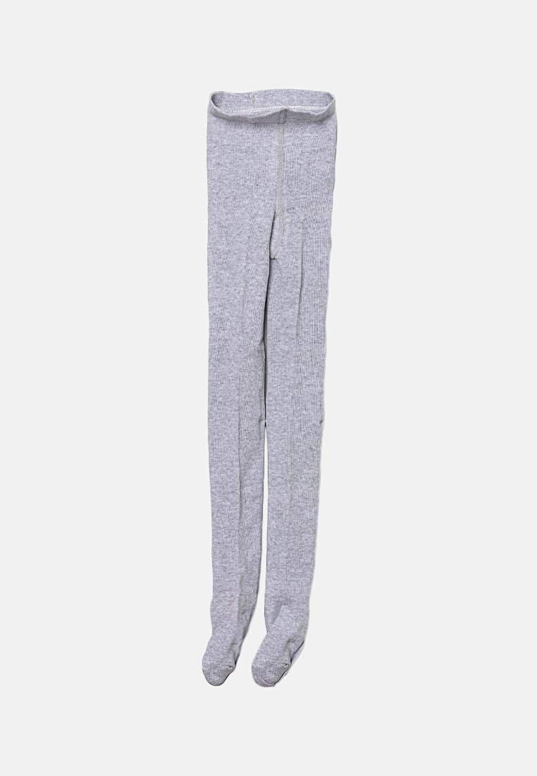 Grijze gebreide panty’s met een zachte textuur, voorzien van een soepele tailleband en verstevigde tenen. Ontworpen voor warmte en comfort in koel weer.