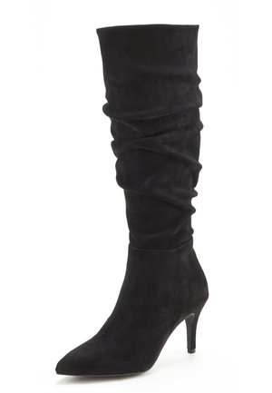 High heeled boots - schwarz