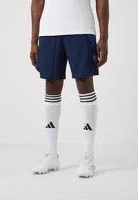 adidas Performance MANCHESTER UNITED SZN CARGO SHORT - Klubové oblečení - night indigo