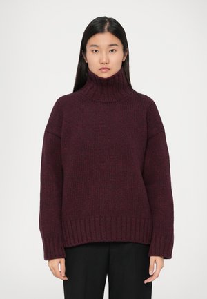 ROLLI LONGSLEEVE - Pullover - dark raisin red