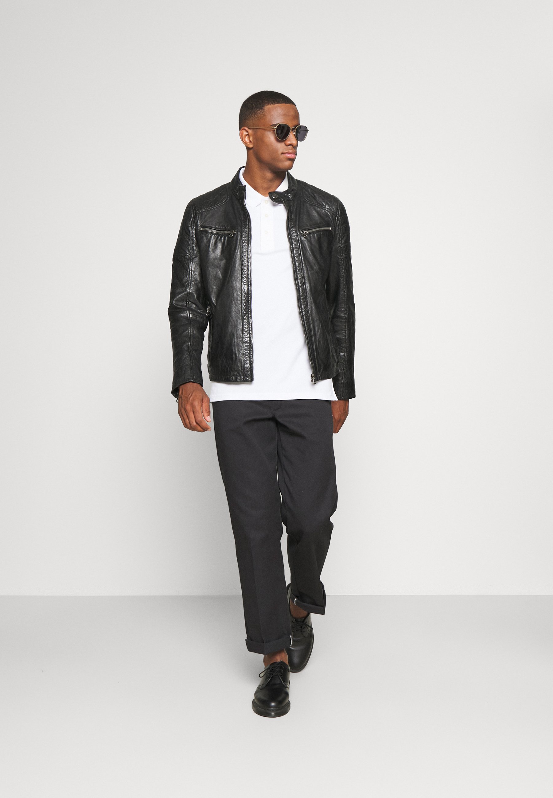 Gipsy TULOK - Leren jas - black/zwart - Zalando.nl