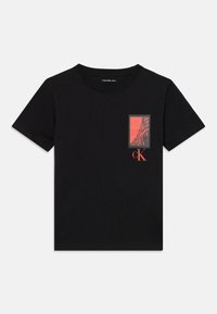 Calvin Klein Jeans - SEASONAL ENTRY PRICE LOGO UNISEX - T-shirt imprimé - black Image miniature 1