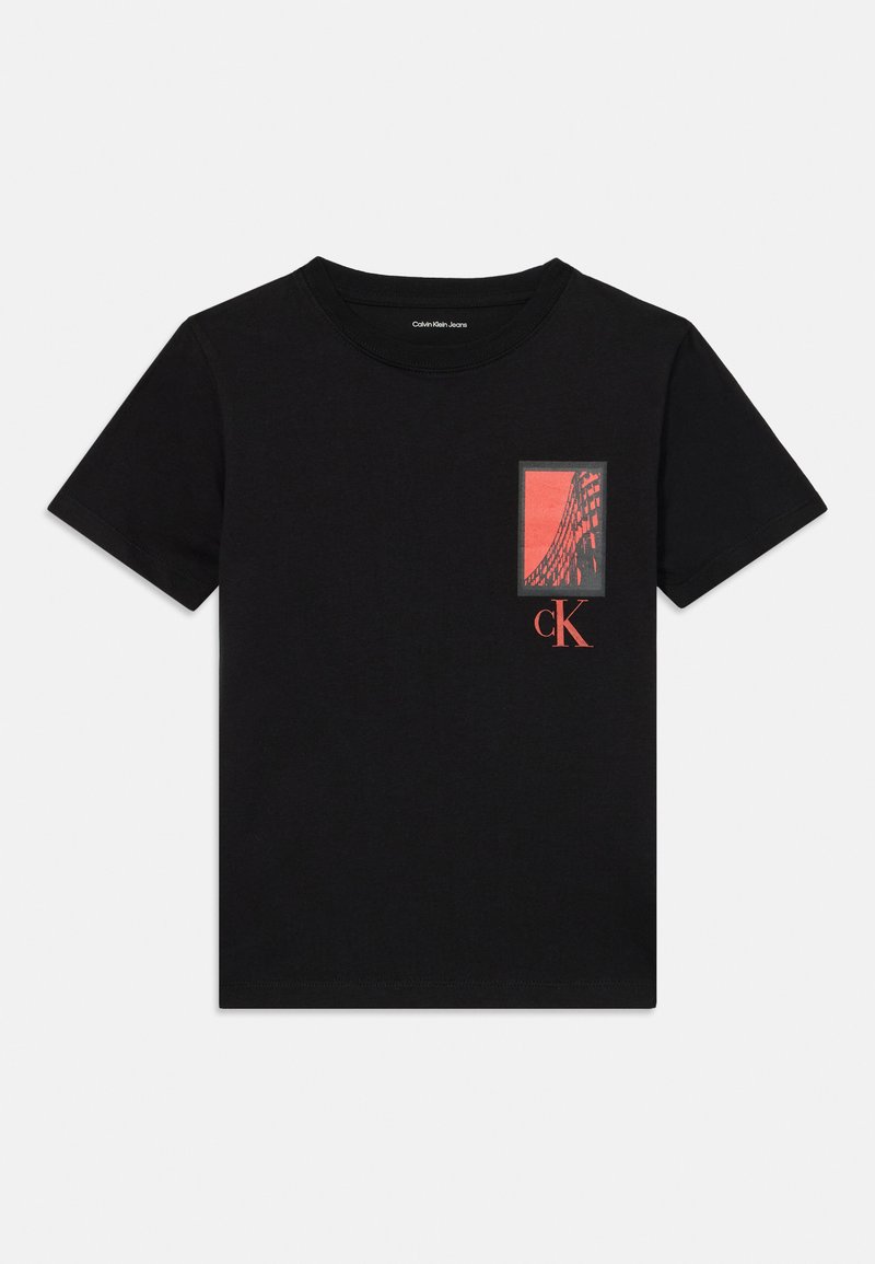 Calvin Klein Jeans - SEASONAL ENTRY PRICE LOGO UNISEX - T-shirt imprimé - black, Agrandir