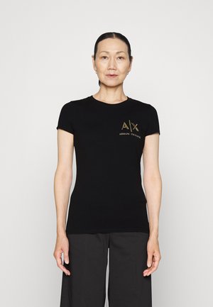 Print T-shirt - black