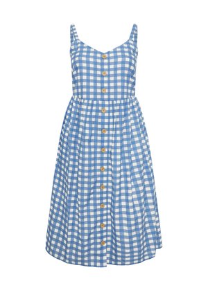 Yours Clothing, PLUS SIZE MIDI DRESSES - Freizeitkleid - blue