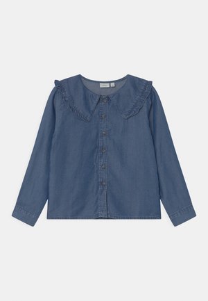 NKFSUSANNE - Button-down blouse - medium blue denim