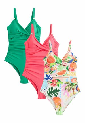 TALL - 3 PACK - Badeanzug - pink green fruit