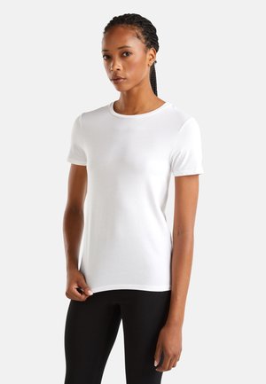 United Colors of Benetton SUPER STRETCH - T-shirt basic - white