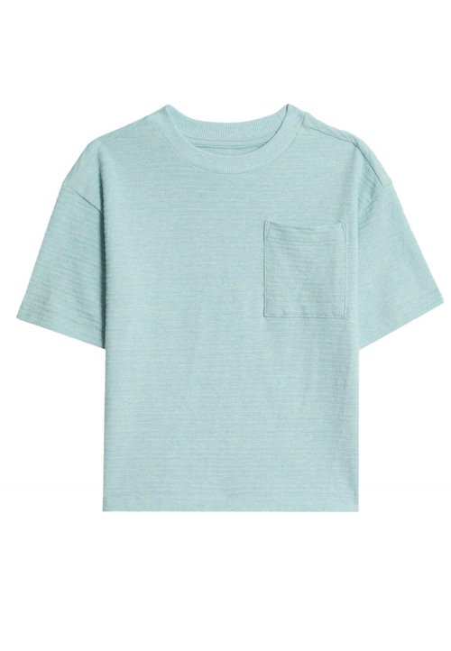 T-shirt Basique Marks And Spencer Garçon 2-3 Ans – Coton Jaune, Encolure Ras-du-cou