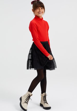 TULE - A-line skirt - black