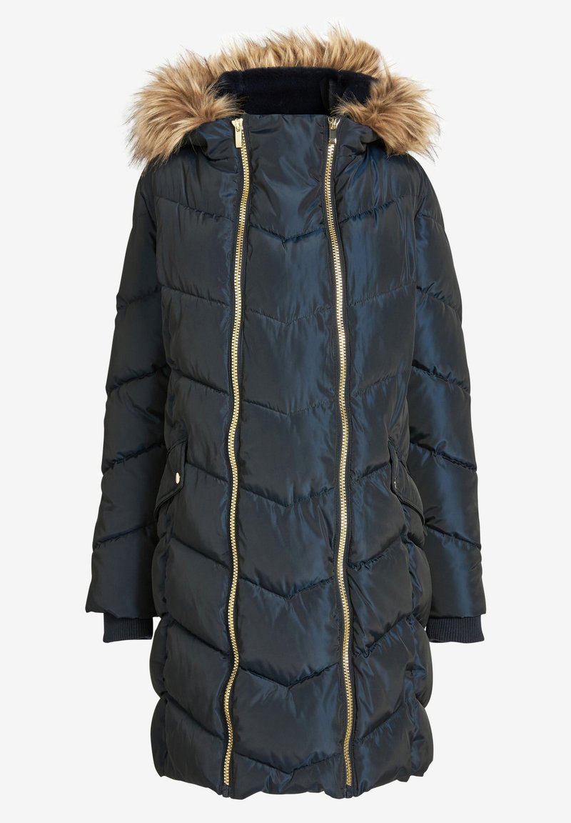 Next Wintermantel blauw