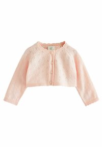 Next POINTELLE SHRUG REGULAR FIT - Adīta jaka - pink