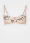 PULP SPICE HALF CUP BRA - Balconette melltartó - clay nude/black