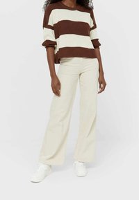 Stradivarius Jersey de punto - brown
