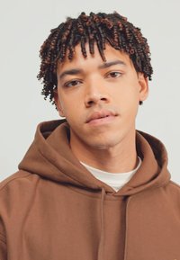 Carhartt WIP HOODED AMERICAN SCRIPT - Hættetrøje - lumber