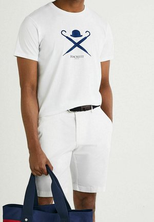 T-shirt print - white