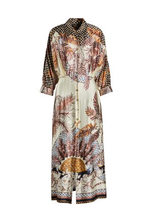Luisa Spagnoli PEGNO - Vestido camisero - var avorio blu tabac