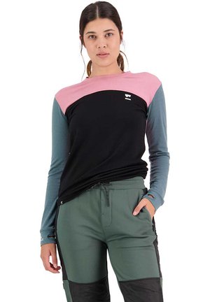 YOTEI - Long sleeved top - dusty pink/burnt sage