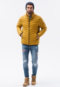 Ombre Winterjas - yellow