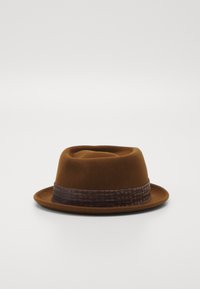 Brixton STOUT PORK PIE UNISEX - Hat - coffee/coffee check
