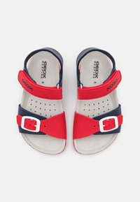 Geox GHITA BOY - Sandálias - navy/red