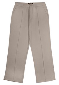 MADOR WIDE SUIT PANTS - Bukse - dark stone