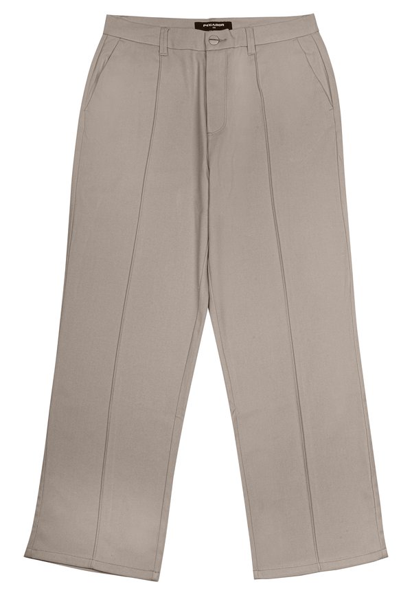 MADOR WIDE PANTS - Trousers - dark stone3