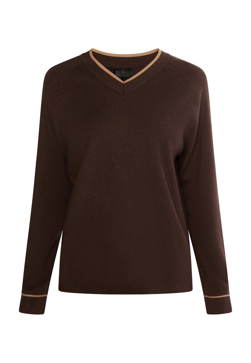 dreimaster Trui donkerbruin