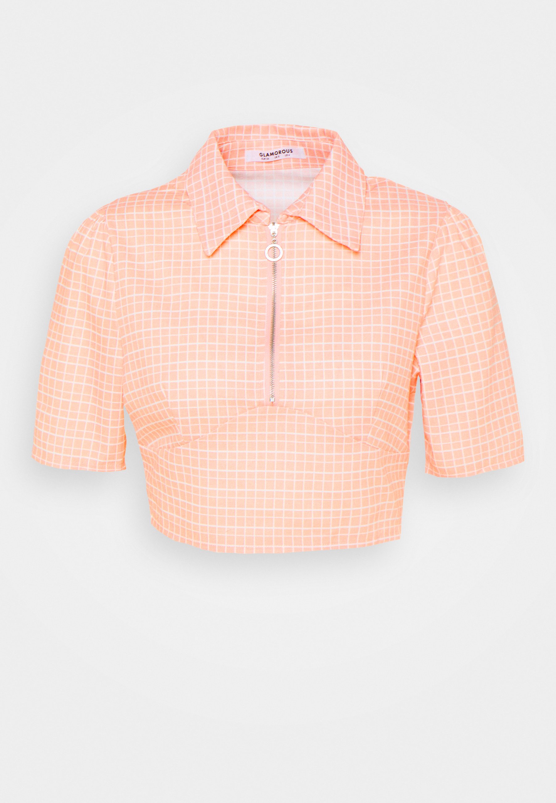Glamorous SEERSUCKER CROP TOP WITH 