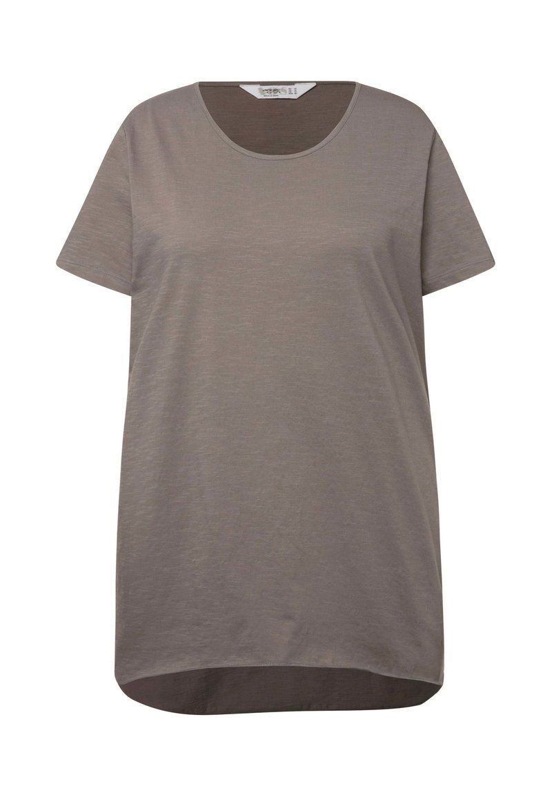 Angel Of Style Longshirt Donna Girocollo Mezza Manica, Orlo Arrotondato, Vestibilità Comoda