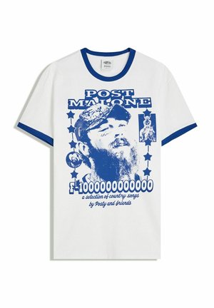 POST MALONE SHORT-SLEEVE - Print T-shirt - dark blue
