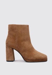 Sandra Fontán LAUREN - Bottines à talons hauts - camel