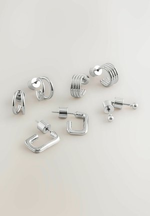 Next, 4 PACK - Earrings - silver-coloured tone