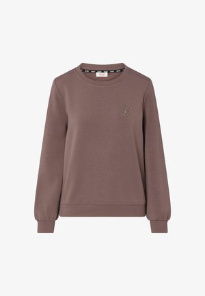 LIU JO, LIU JO SCUBA-SWEATSHIRT - Sweatshirt - mottled pink