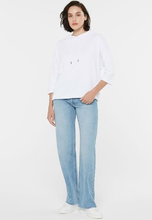 STRUKTURIERTES - Kapuzenpullover - opticwhite