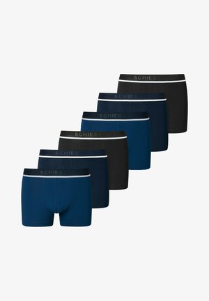 Schiesser 95/5 COTTON - 6ER PACK SHORT - Trunks - schwarz / blau
