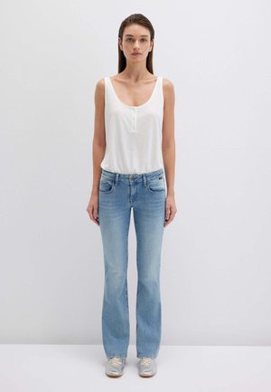 BELLA MID-RISE - Jeans bootcut - blau