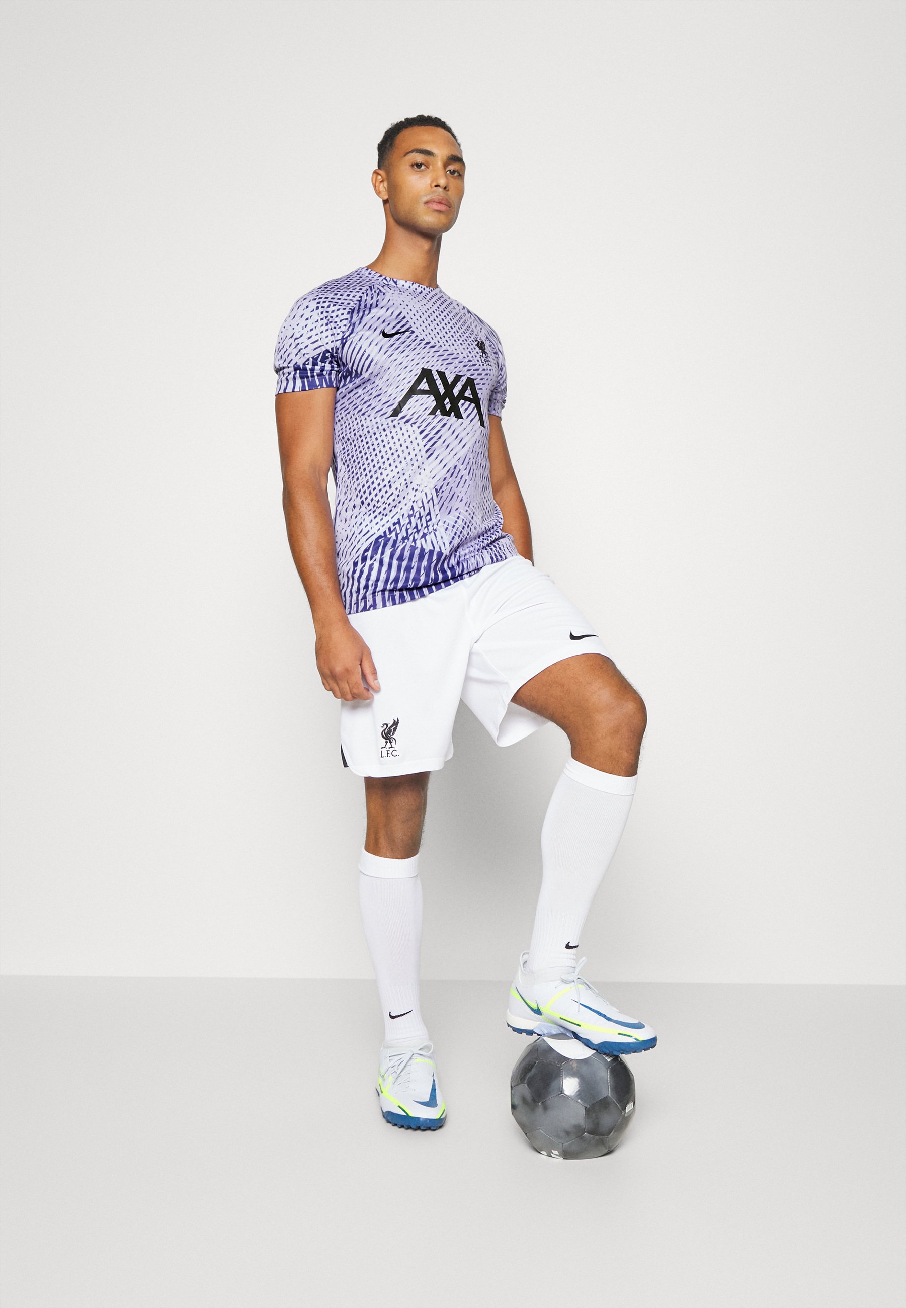 Nike Performance LIVERPOOL FC PREMATCH AWAY - Club wear - pure  violet/purple dawn/black/purple - Zalando.de