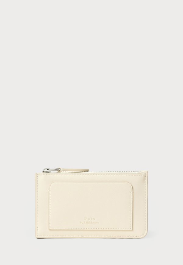POLO BEAR LEATHER ZIP CARD CASE - Wallet - ivory2