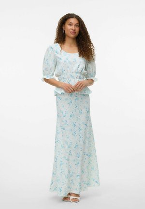 SOMYA HOHE LANGER  - Maxi skirt - snow white