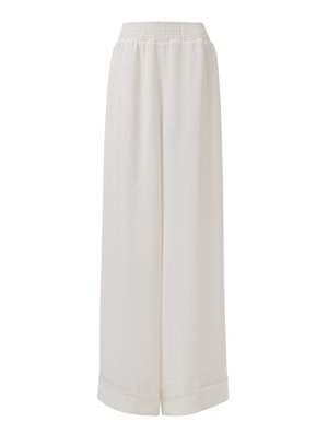 Leem WIDE  - Stoffhose - white