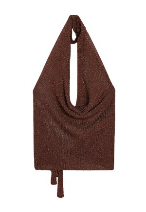 Bershka, Blouse - dark brown